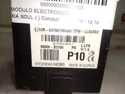 Second-hand car spare part electronic module for kia soul ( ) concept oem iam references 95800b2100  