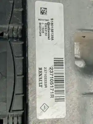 Second-hand car spare part ecu engine control for dacia duster (hs_) 1.2 tce 125 oem iam references 237105171r  