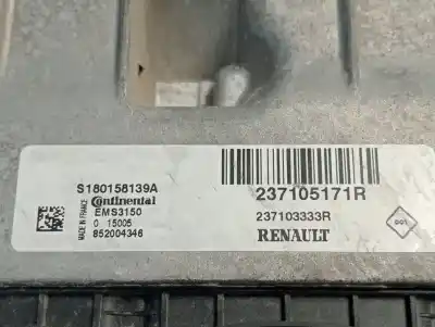 Second-hand car spare part ecu engine control for dacia duster (hs_) 1.2 tce 125 oem iam references 237105171r  