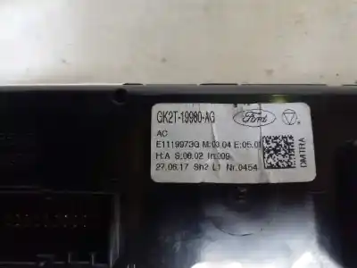 Peça sobressalente para automóvel em segunda mão comando de sofagem (chauffage / ar condicionado)  por ford transit pritsche (ttg) 350 l3 cabina simple referências oem iam gk2t19980ag  
