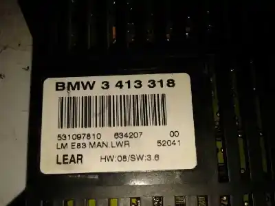 Peça sobressalente para automóvel em segunda mão módulo eletrônico por bmw x3 (e83) 2.0 turbodiesel cat referências oem iam 3413318 caja 1 