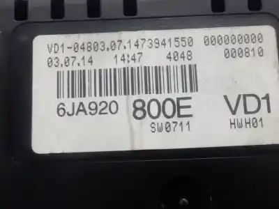Peça sobressalente para automóvel em segunda mão quadrante por seat toledo (kg3) reference referências oem iam 6ja920800e  