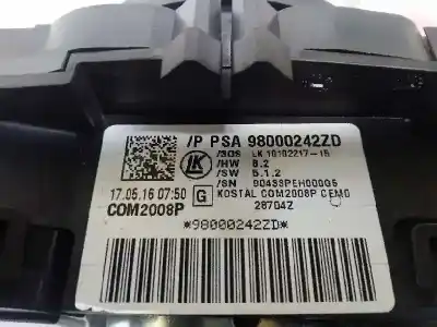 Second-hand car spare part headlights switch for citroen ds5 design oem iam references 98000242zd  