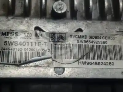 Second-hand car spare part ecu engine control for citroen c2 (jm_) 1.4 hdi oem iam references 5wsa0111e  