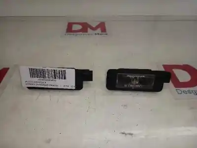 Peça sobressalente para automóvel em segunda mão luz da chapa de matrícula por citroen c4 picasso attraction referências oem iam 9682403680