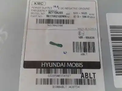 Автозапчасти б/у аудиосистема / радио cd за kia cee´d 1.4 crdi cat ссылки oem iam ac110a2ee caja 2 