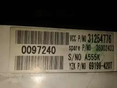 Автозапчасти б/у приборная доска за volvo c70 cabriolet 2.0 d ссылки oem iam 69199420t  caja 2