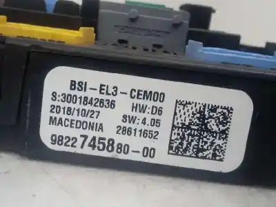 Pièce détachée automobile d'occasion boîtes à fusibles pour citroen jumpy combi confort m références oem iam 9822745880  