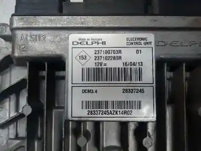 Second-hand car spare part ecu engine control for dacia duster ambiance 4x2 oem iam references 237100703r  