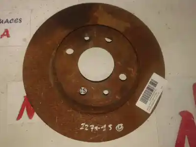 Peça sobressalente para automóvel em segunda mão disco de travão dianteiro por dacia sandero 1.2 16v cat referências oem iam 