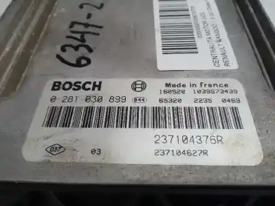 Second-hand car spare part ecu engine control for renault kangoo express 1.5 dci oem iam references 0281030899  
