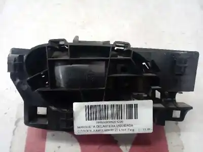 Second-hand car spare part interior left front handle for citroen jumpy hdi 90 27 l1h1 furg. oem iam references 96555515xt  