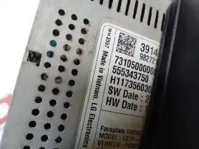 Second-hand car spare part multifunction display for opel crossland x excellence oem iam references 555343750  