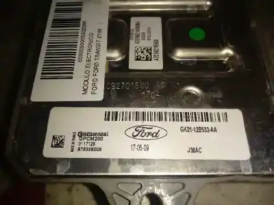Peça sobressalente para automóvel em segunda mão módulo eletrônico por ford transit pritsche (ttg) 350 l3 cabina simple referências oem iam gk2112b533aa  