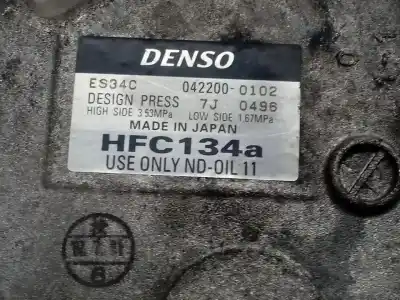 Second-hand car spare part air conditioning compressor for lexus ls600h 5.0 oem iam references 0422000102  