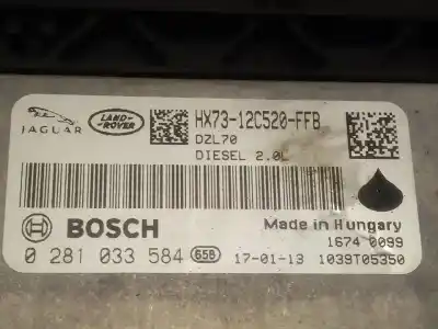Second-hand car spare part ecu engine control for land rover discovery sport landmark edition 179 cv / 132 kw oem iam references 0281033584  