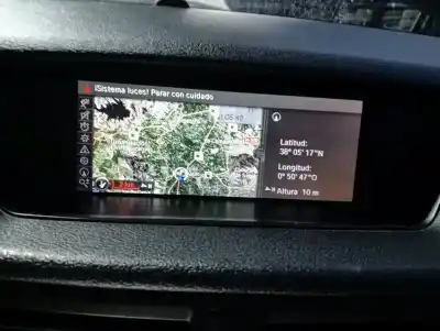 Second-hand car spare part multifunction display for bmw x1 (e84) 2.0 turbodiesel cat oem iam references 217149701