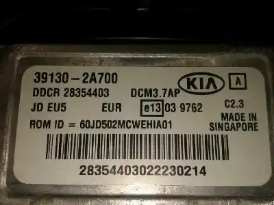 Автозапчасти б/у блок управления двигателем за kia cee´d 1.4 crdi cat ссылки oem iam 391302a700 caja 3 