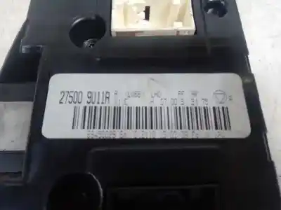 Pièce détachée automobile d'occasion commande de chauffage / climatisation pour nissan note (e11e) 1.4 cat références oem iam 275009u11a  