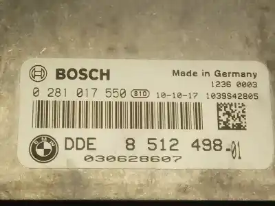 Second-hand car spare part ecu engine control for bmw x1 (e84) 2.0 turbodiesel cat oem iam references 0281017550  