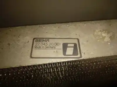 Second-hand car spare part intercooler for iveco eurotech 180.27 oem iam references 2204520001  