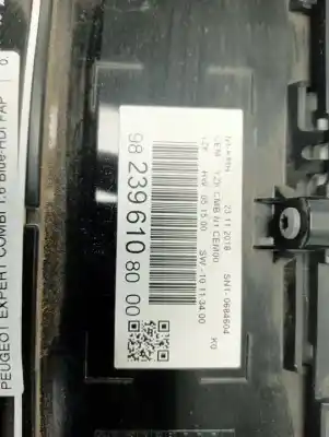 Second-hand car spare part dashboard for peugeot peugeot expert furgón v psa oem iam references 9823961080  