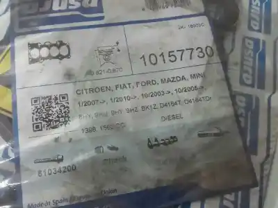 Second-hand car spare part cylinder head for citroen berlingo 1.6 hdi fap 90 cv / 66 kw oem iam references 10157730 caja 2 
