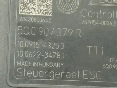 Recambio de automóvil de segunda mano de abs para seat leon (5f1) 1.6 tdi referencias oem iam 5q0614517q  