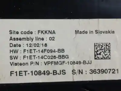 Peça sobressalente para automóvel em segunda mão quadrante por ford focus lim. black&red referências oem iam 2380535  