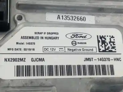 Second-hand car spare part multifunction display for ford focus lim. black&red oem iam references gm5t18b955sb  