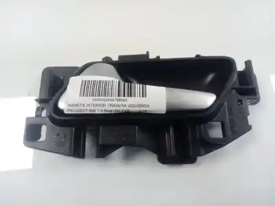 Second-hand car spare part interior left rear handle for peugeot 508 sw 1.5 active [1.5 ltr. - 96 kw blue-hdi fap] oem iam references 98201553w