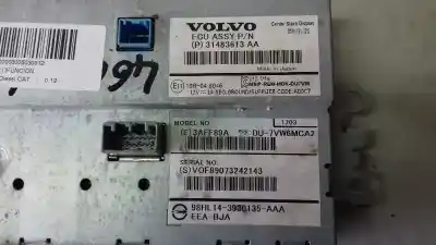 Peça sobressalente para automóvel em segunda mão display gps / multimídia por volvo v40 basis referências oem iam 31483613aa  