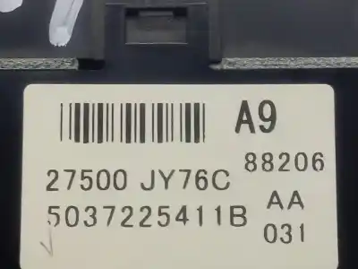 Second-hand car spare part climate control for renault koleos dynamique pack2 oem iam references 27500jy76c  