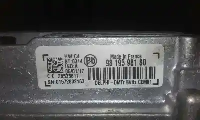 Second-hand car spare part electronic module for citroen c4 picasso seduction oem iam references 9819598180  
