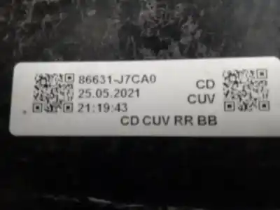 Peça sobressalente para automóvel em segunda mão reforço do pára choques traseiro por kia xceed 1.0 tgdi cat referências oem iam 86631j7ca0  