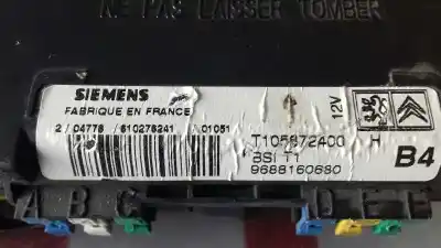 Pièce détachée automobile d'occasion boîtes à fusibles pour peugeot 206 2.0 g cabrio coupe références oem iam 9688160680  