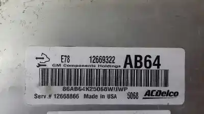 Peça sobressalente para automóvel em segunda mão centralina de motor uce por chevrolet trax 1.6 referências oem iam 12669322  