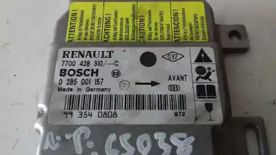 Автозапчасти б/у блок управления подушками безопасности за renault clio ii fase ii (b/cb0) 1.5 dci diesel 101 cv / 74 kw ссылки oem iam 0285001157  caja 2