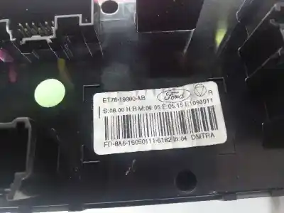 Peça sobressalente para automóvel em segunda mão comando de sofagem (chauffage / ar condicionado) por ford transit courier ambiente referências oem iam et7619980ab  