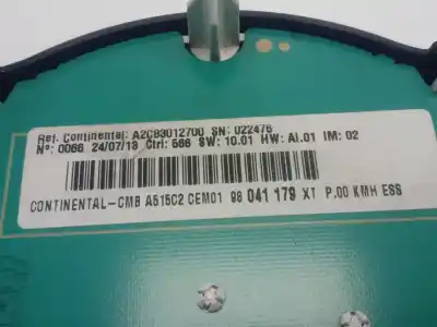 Peça sobressalente para automóvel em segunda mão quadrante por citroen c3 attraction referências oem iam 98041179xt  