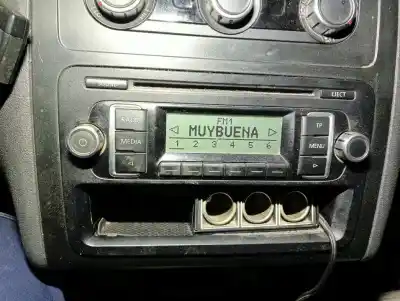 Second-hand car spare part audio system / radio cd for volkswagen caddy ka/kb (2c) 1.6 tdi oem iam references 5k0035156
