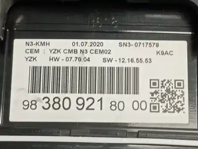 Автозапчастина б/у панель інструментів для citroen berlingo furgón contrlol m посилання на oem iam 9838092180   Автозапчастина б/у панель інструментів для citroen berlingo furgón contrlol m посилання на oem iam 9838092180