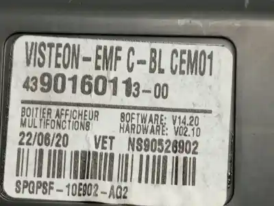 Автозапчасти б/у многофункциональный дисплей за citroen berlingo furgón contrlol m ссылки oem iam 4390160113   Автозапчасти б/у многофункциональный дисплей за citroen berlingo furgón contrlol m ссылки oem iam 4390160113