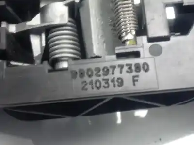 Second-hand car spare part exterior right side door handle for opel combo cargo (e) 1.6 cdti dpf oem iam references 9802977380  