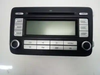 Second-hand car spare part audio system / radio cd for volkswagen jetta (1k2) advance oem iam references 1k0035186ad  