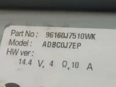Peça sobressalente para automóvel em segunda mão display gps / multimídia por kia xceed 1.0 tgdi cat referências oem iam 96160j7510wk  