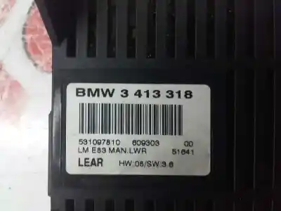 Peça sobressalente para automóvel em segunda mão módulo eletrônico por bmw x3 (e83) 2.0 turbodiesel cat referências oem iam 3413318 caja 3 