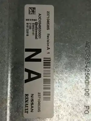 Second-hand car spare part ecu engine control for renault captur ii 1.0 tce oem iam references 237104638s  