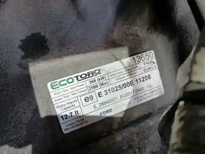 Second-hand car spare part complete engine for ford f-max 500 oem iam references fhu6  