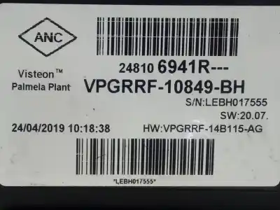 Автозапчастина б/у панель інструментів для renault clio v business посилання на oem iam 248106941r  